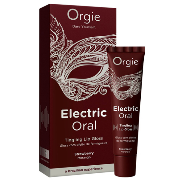 Orgie Electric Oral Gloss stimulant saveur Fraise