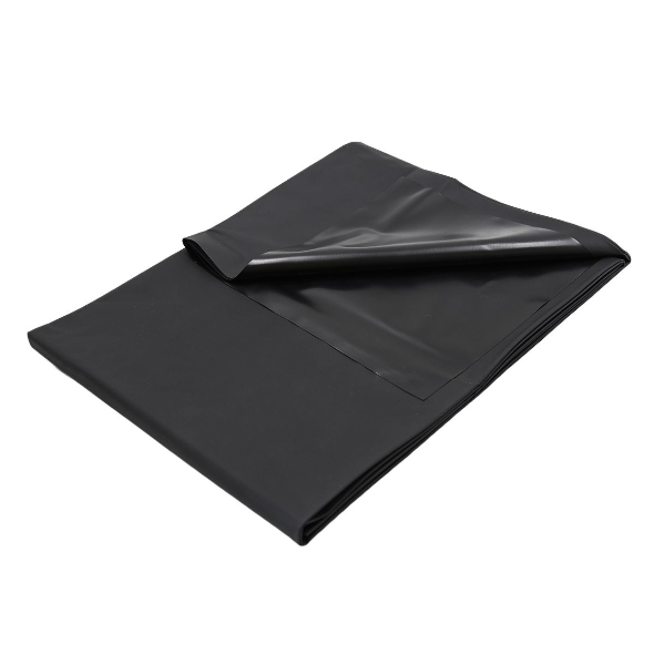 Bed Sheet Cover Black PVC