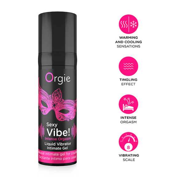 Orgie Gel Excitation Sexy Vibe INTENSE orgasm Liquid Vibrator pour couples