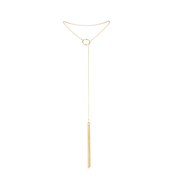 Bijoux Indiscrets Collier Magnifique avec Finition Mini Fouet Gold