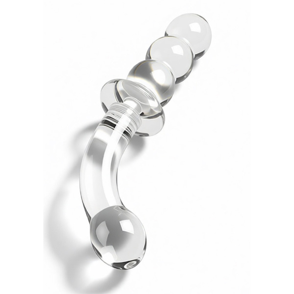 Glass Worxx Gode ​​anal et point G à double extrémité