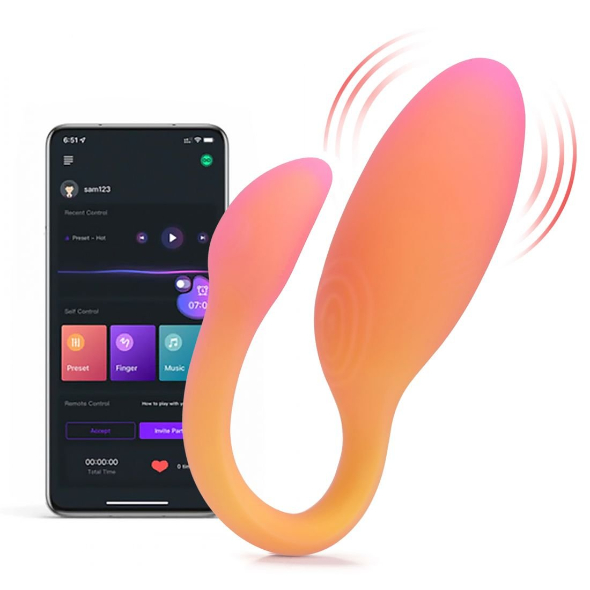 Magic Motion Flamingo Max Orange Love Egg