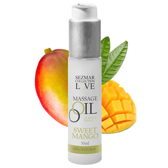 Huile de Massage Comestible Sezmar Mangue 50ml