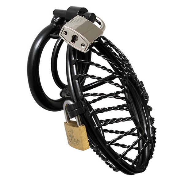 Cage Male Chastity Device with Padlock