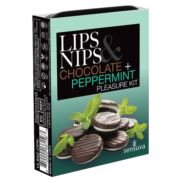 Coffret Plaisir Chocolat Nipzip et Baume à la Menthe Chocolat Sensuva