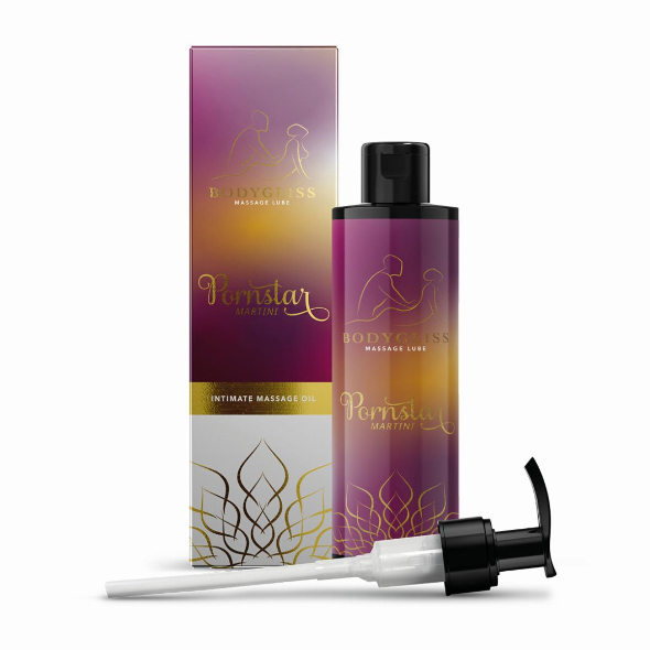 BodyGliss - Huile de Massage et Lubrifiant en 1 Pornstar Martini - 150 ml