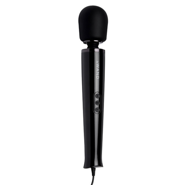 Le Wand Powerfull Plug In Vibrating Massager Black