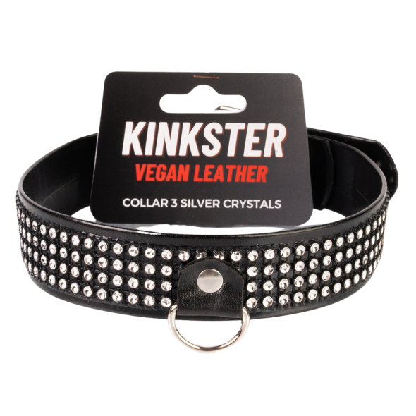 Kinkster Collier Noir Strass