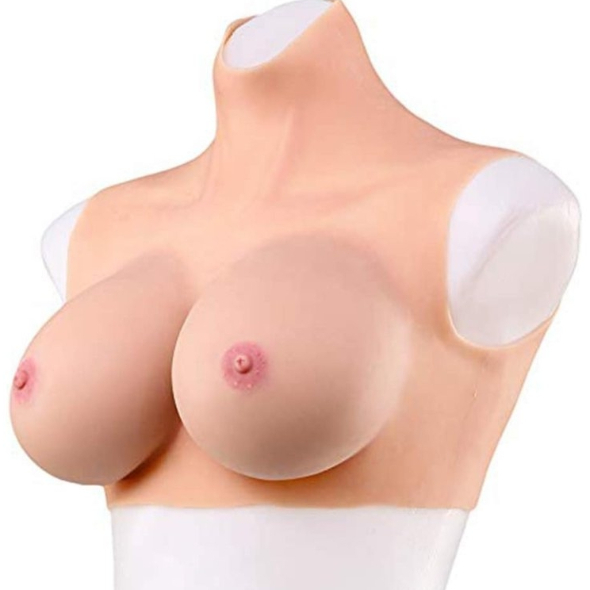 Buste Seins Silicone Col haut Bonnet C