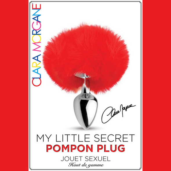 1 My Little Secret Pompon Plug Rouge