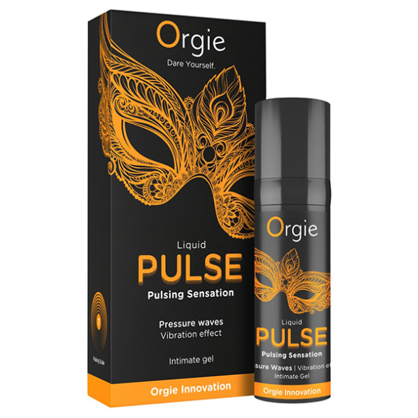 Orgie Gel Stimulant Pulsant Comestible Caramel