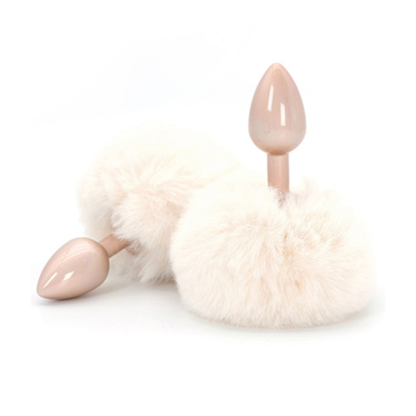 Enchanting Bunnytail Buttplug White
