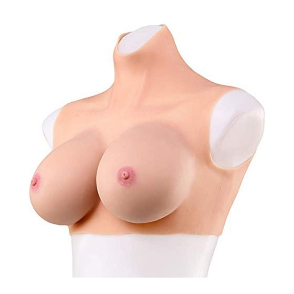 Buste Seins Silicone Col haut Bonnet B