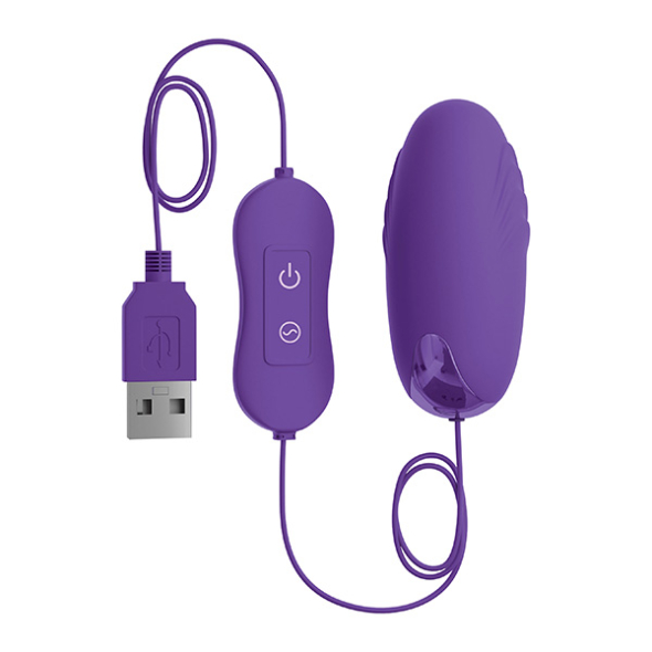 OMG Happy Vibrating Bullet USB Purple