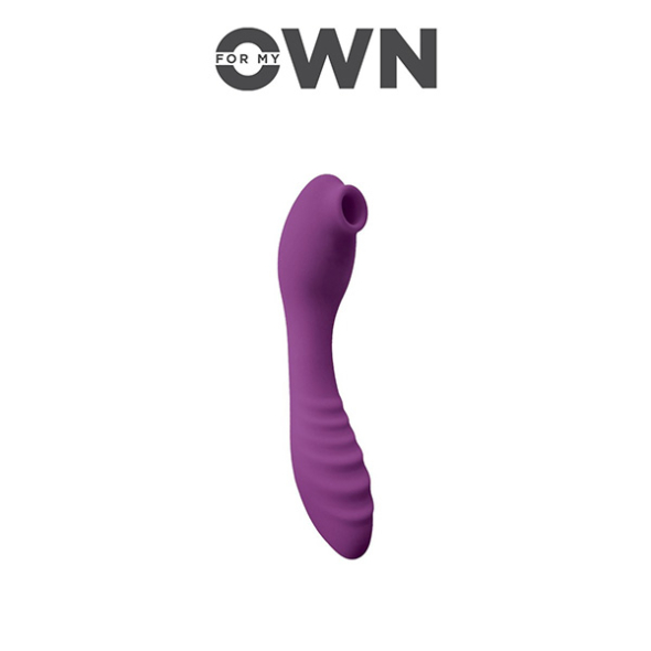 OWN The ONE Vibro pénétrant chauffant et Succion Clitoris USB Purple