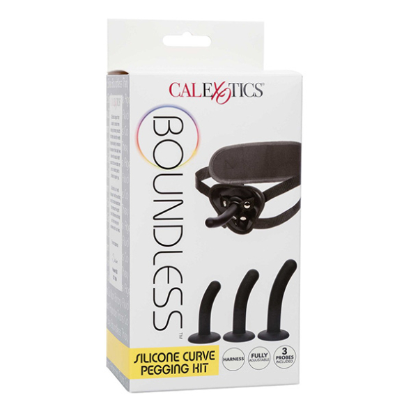 CalExotics Boundless Silicone Curve Pegging Kit Gode Ceinture