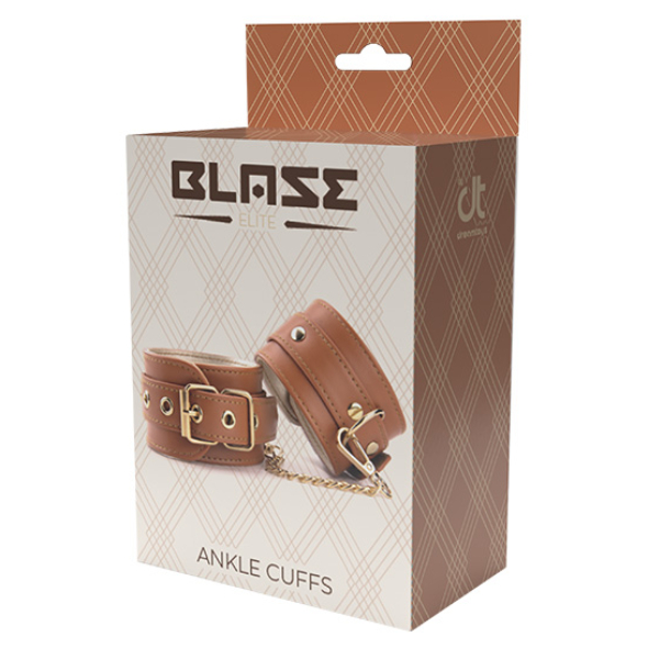 Blaze Elite Menottes de Cheville Cognac