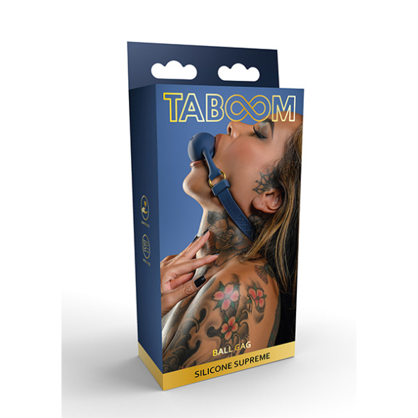 Taboom Silicone Mouth Gag Blue