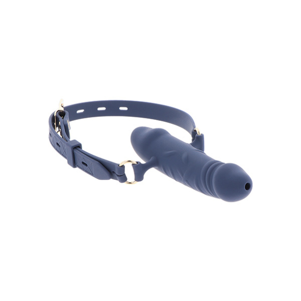 Taboom Silicone Supreme Breathable Penis Gag Blue