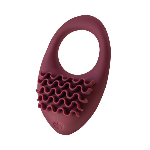 Anneau pénien vibrant rechargeable Pure Passion Stellar Wine Red Lola
