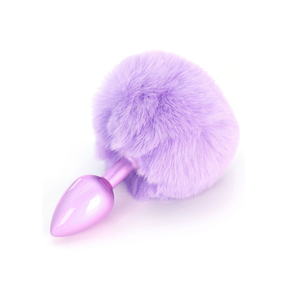 Enchanting Bunnytail Buttplug Purple