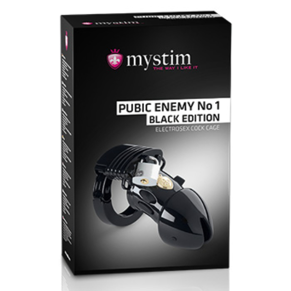 Mystim Pubic Enemy n°1 Cock cage Black