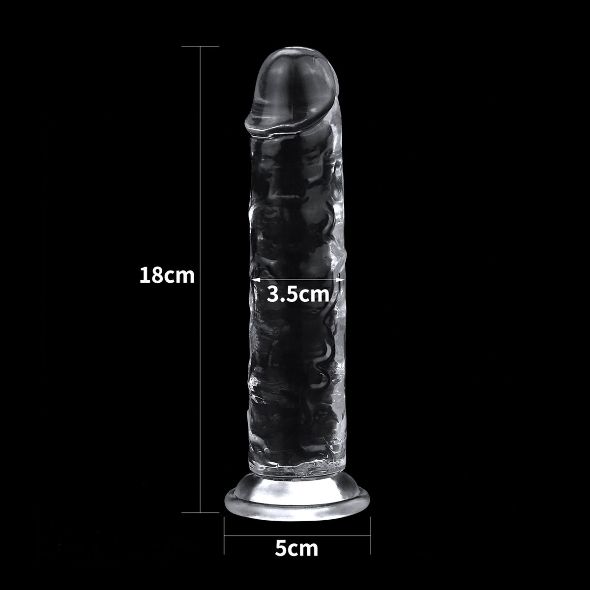 Gode Flawless Clear 18 cm