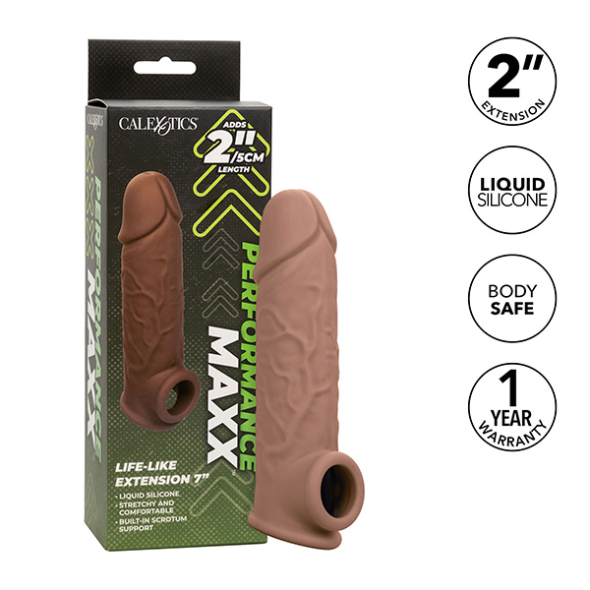 CalExotics Maxx Extension 18 cm Brown