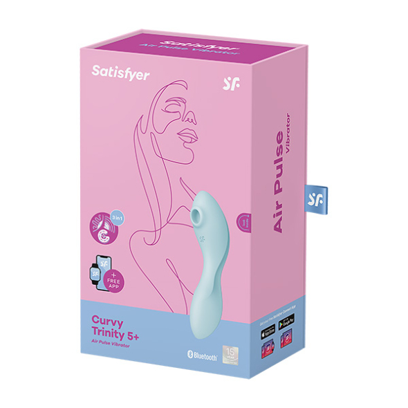Curvy Trinity 5+ App Blue Satisfyer