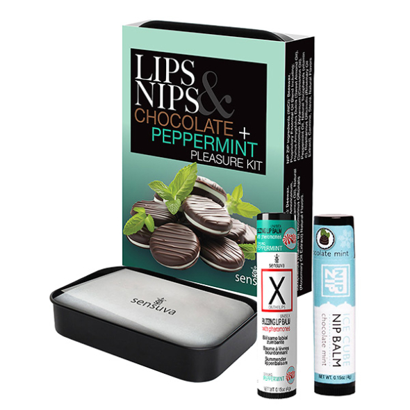 Coffret Plaisir Chocolat Nipzip et Baume à la Menthe Chocolat Sensuva