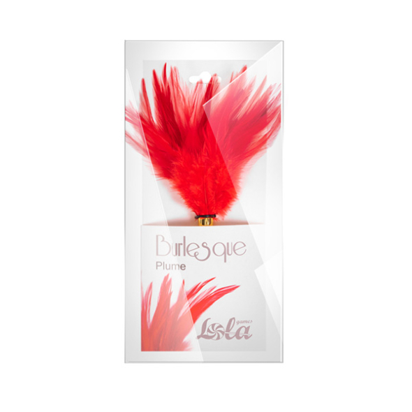 Lola Plumes Burlesque Rouge