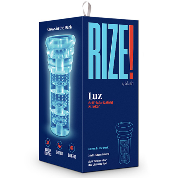 1 Rize Luz Self lubricting Stroker clear