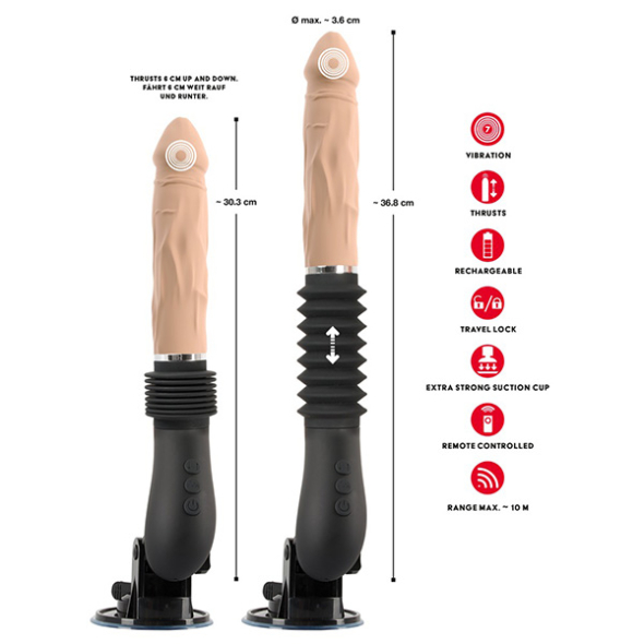 Vibromasseur RC Fucking Machine