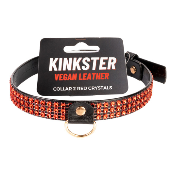 Collier Kinkster Vegan Leather Red