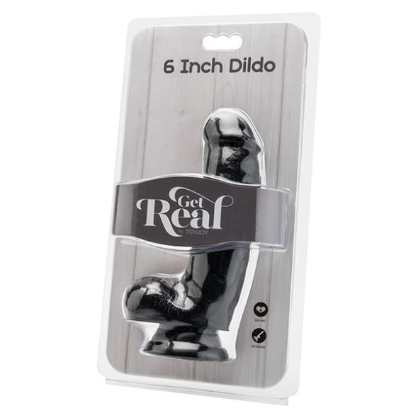 Dildo PVC 15 cm Black