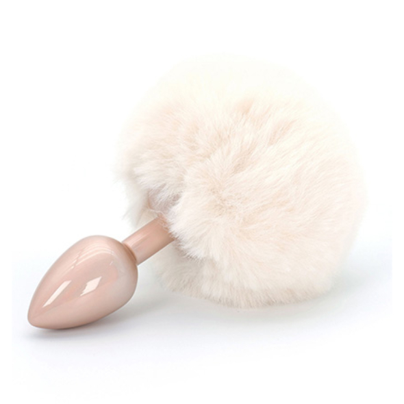 Enchanting Bunnytail Buttplug White