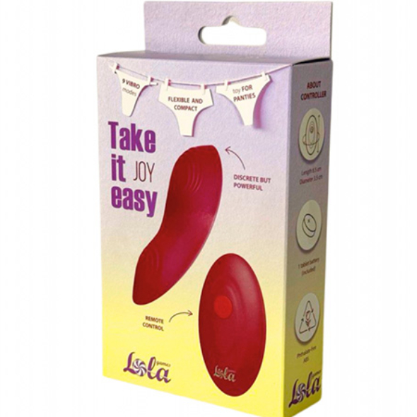 Lola Vibromasseur rechargeable pour culotte Take it Easy Joy