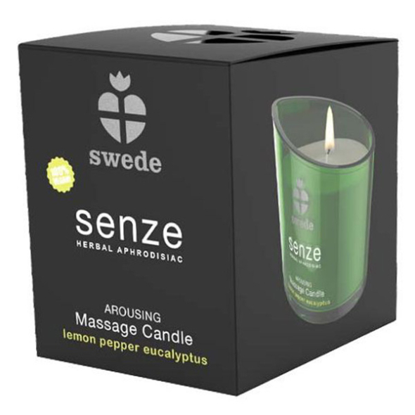 Bougie de Massage Senze Arousing lemon pepper eucalyptus