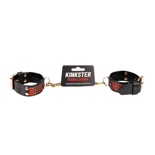 Menottes Kinkster Vegan Leather Red