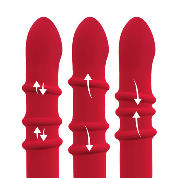 Rabbit avec 3 anneaux Mobiles Red