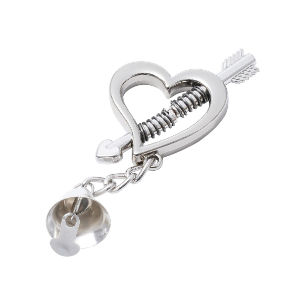 1 Heart Shaped Spring Nipple Clamps Pinces Tétons
