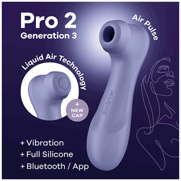 1 Satisfyer Pro2 Génération 3 Bluetooth Lilac