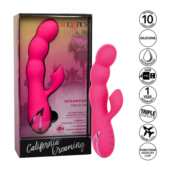 Calexotics Oceanside Orgasm Rabbit Pink