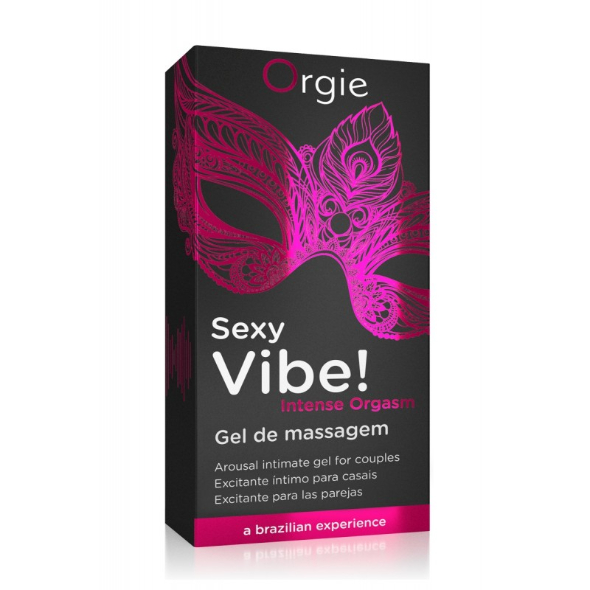 Orgie Gel Excitation Sexy Vibe INTENSE orgasm Liquid Vibrator massage couple