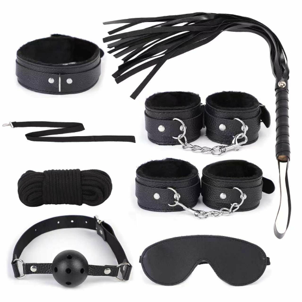 Bellyfashion Kit Bondage 7 pièces Black