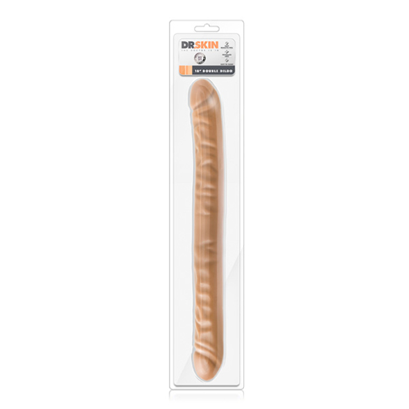 Dr Skin Double Dildo Mocha 45.7 cm