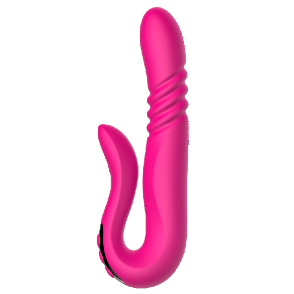 Vibrateur de luxe à double poussée et pénétration automatique pour le point G