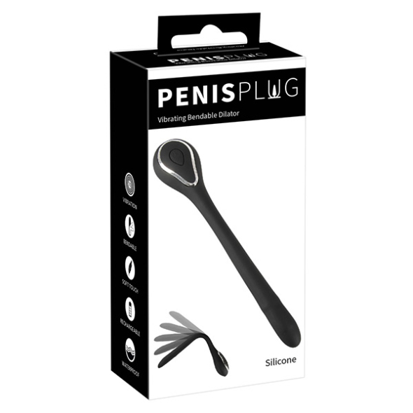 Dilatateur Urètre Flexible Vibrant Penis Plug