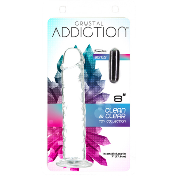 Addiction Crystal Vertical Clear 20 cm