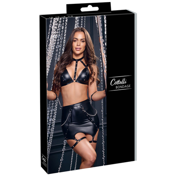 Cottelli Ensemble Bondage Top Jupe